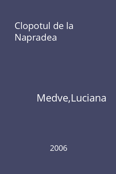 Clopotul de la Napradea