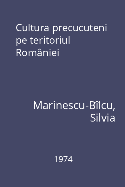Cultura precucuteni pe teritoriul României