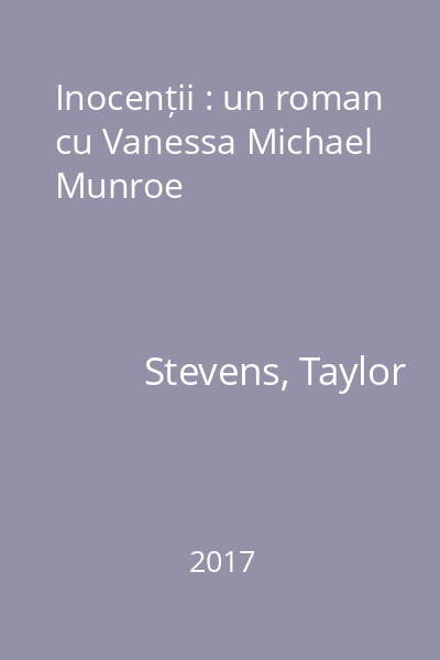 Inocenții : un roman cu Vanessa Michael Munroe