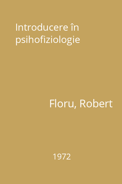 Introducere în psihofiziologie