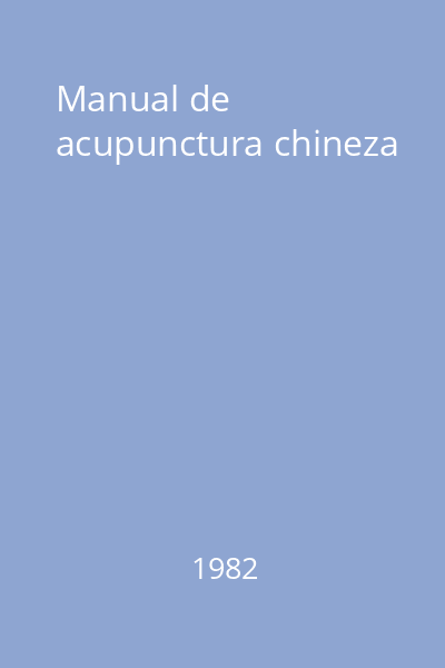 Manual de acupunctura chineza