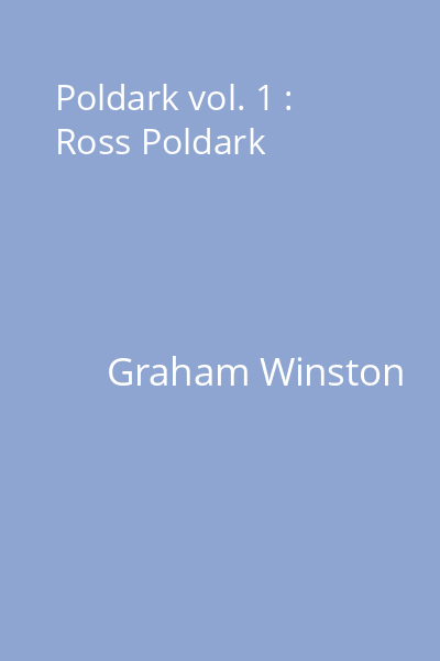 Poldark vol. 1 : Ross Poldark