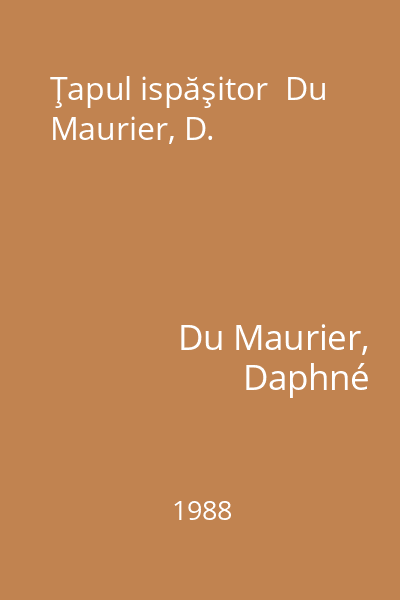 Ţapul ispăşitor  Du Maurier, D.