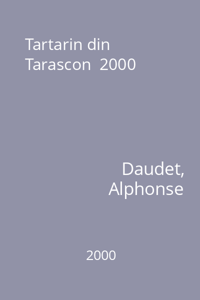 Tartarin din Tarascon  2000